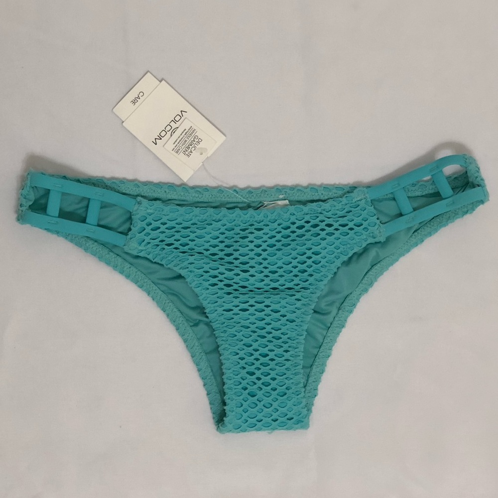 NWT Volcom bikini bottom light blue XS